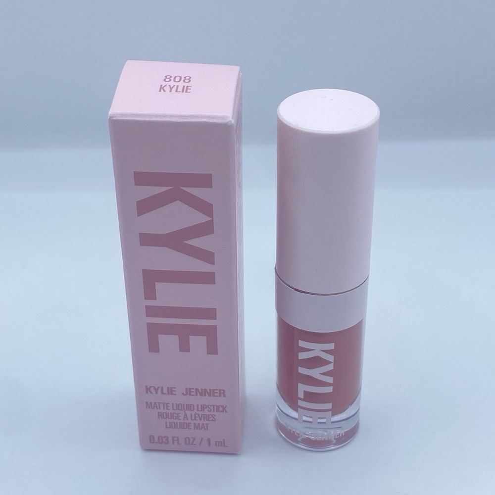 Kylie Cosmetics Matte Liquid Lipstick 808 Kylie .03oz Travel Size Mini - Picture 4 of 9